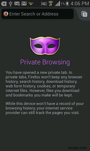 AndroidデバイスでWebサイトをプライベートに閲覧する方法 