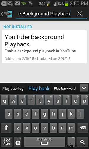 Android用YouTubeでバックグラウンド再生を有効にする方法 