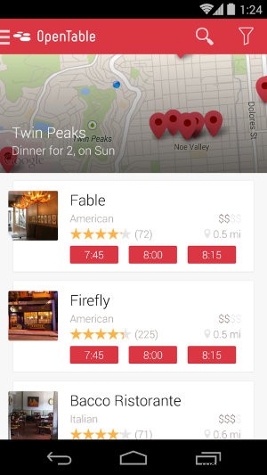 食べるのに最適な場所を見つけるための6つのAndroidアプリ 