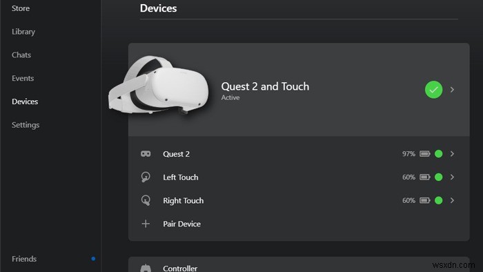 OculusQuest2でOculusAirLinkを有効にする方法 