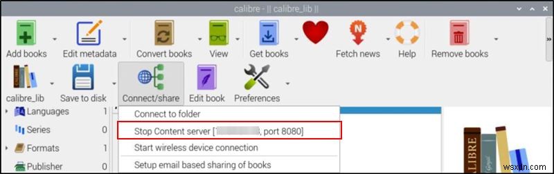CalibreContentServerをRaspberryPiにインストールする方法 