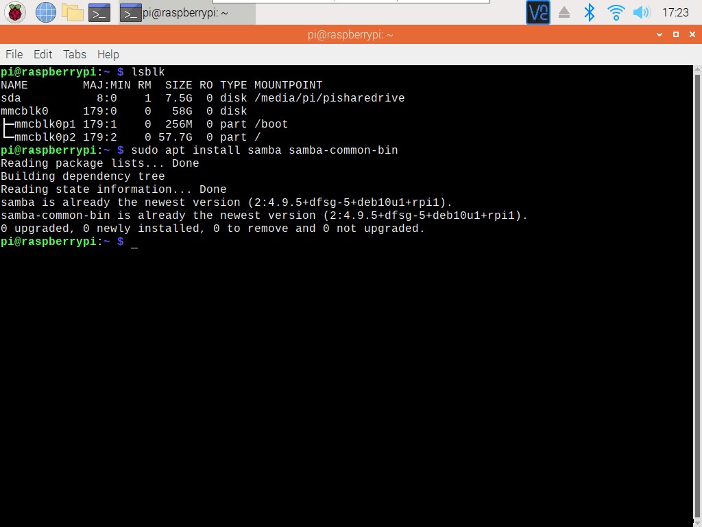 RaspberryPiを使用してNASサーバーを構築する方法 