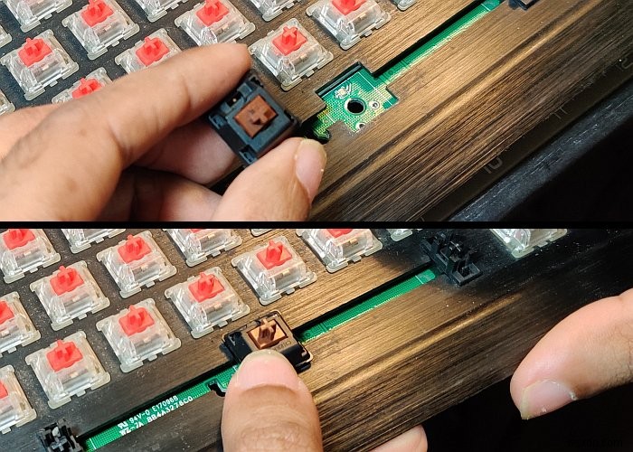 DIY修理：メカニカルキーボードスイッチの交換–思ったより簡単です 