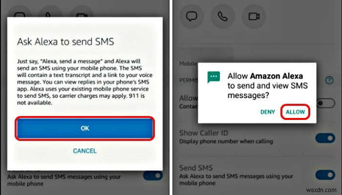 AndroidおよびiOS用のAlexa経由でハンズフリーSMSを送信する方法 