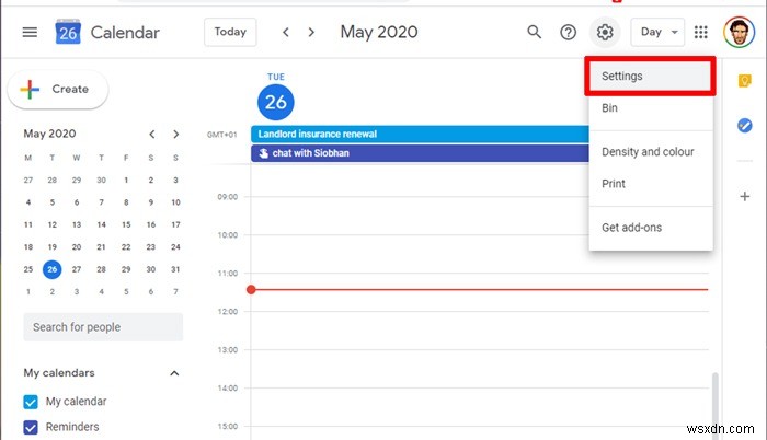 Googleカレンダーで月/月の満ち欠けを表示する方法 