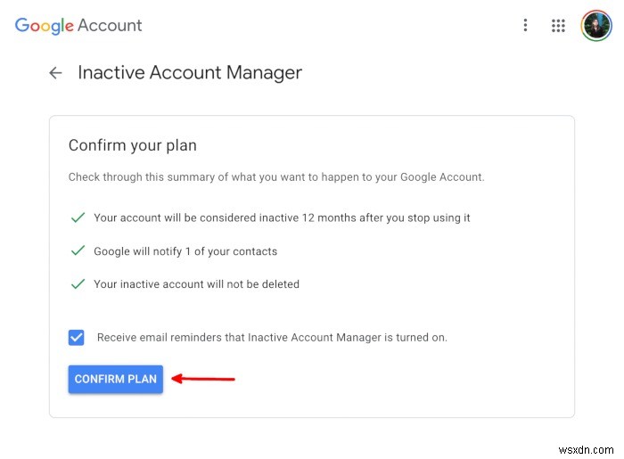 iCloudでレガシー連絡先を割り当ててGoogle非アクティブアカウントマネージャーを設定する方法 
