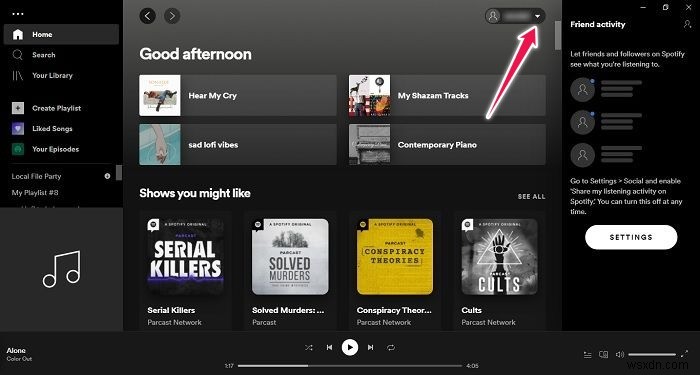 音楽とローカルファイルをSpotifyにアップロードする方法 