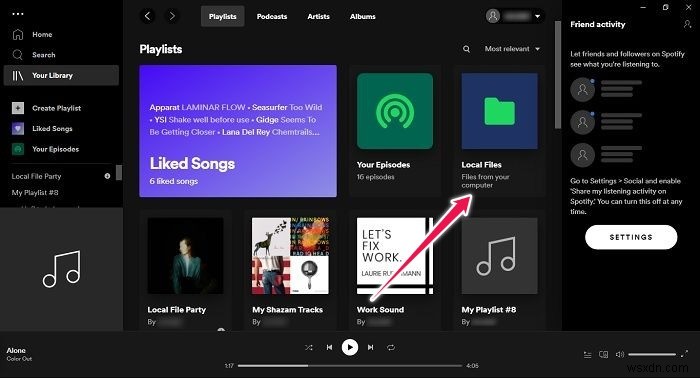 音楽とローカルファイルをSpotifyにアップロードする方法 