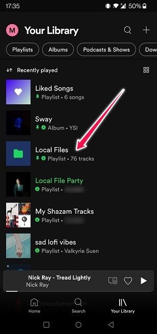 音楽とローカルファイルをSpotifyにアップロードする方法 