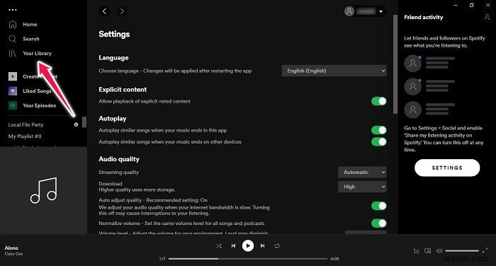 音楽とローカルファイルをSpotifyにアップロードする方法 