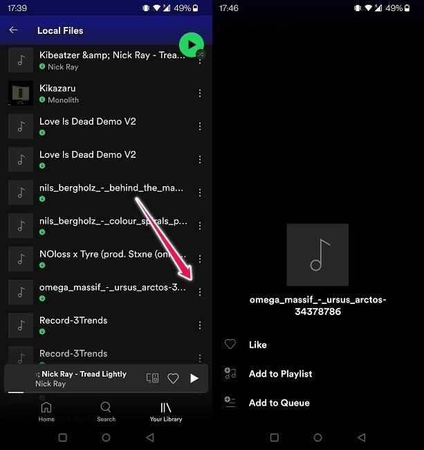 音楽とローカルファイルをSpotifyにアップロードする方法 