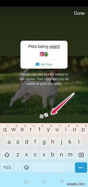Instagramストーリーで「AddYours」ステッカーを使用する方法 
