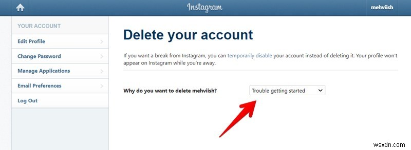 Instagramアカウントを削除または非アクティブ化する方法 