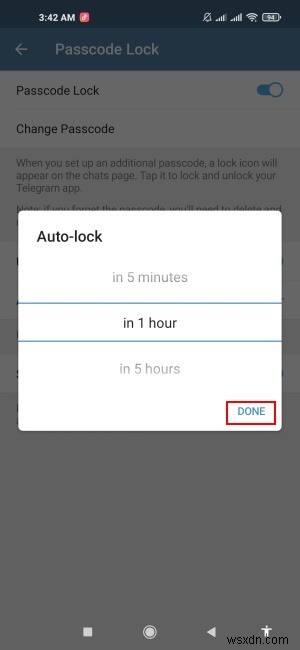 Telegramでパスコードロックを設定する方法 