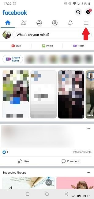 Facebookでダークモードを有効にする方法 