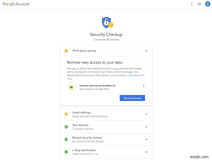 Gmailアカウントのセキュリティを保護するための6つのヒント 