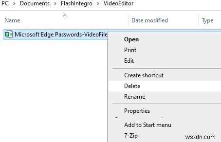 MicrosoftEdgeを使用してパスワードをインポート/エクスポートする方法 