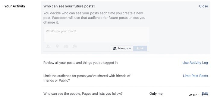 Facebookをプライベートにする方法 