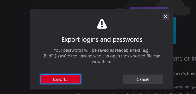 Firefoxで保存したパスワードをエクスポートおよび削除する方法 