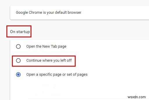 タブを失うことなくChromeを再起動する方法 