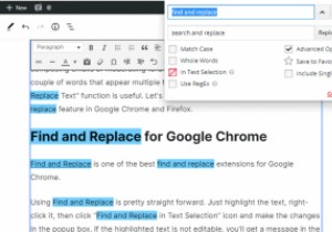 ChromeとFirefoxでテキストを検索して置き換える方法 