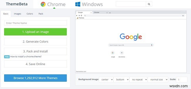 Chromeで色とテーマを変更する方法 