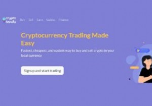 CryptoLocallyレビュー：現地通貨で手軽に始められる仮想通貨P2P取引プラットフォームの実力