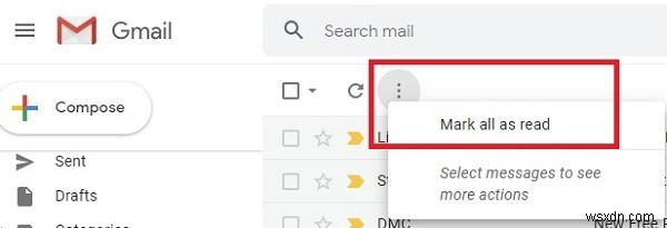 すべての未読メールをGmailで既読としてマークする（そして削除する）方法 