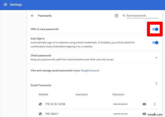 GoogleChromeでパスワードを自動入力する方法 