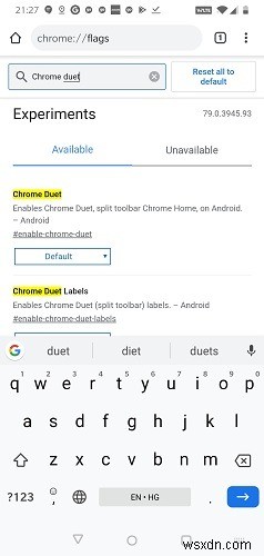 ChromeforAndroidでメニューバーを一番下に移動する方法 