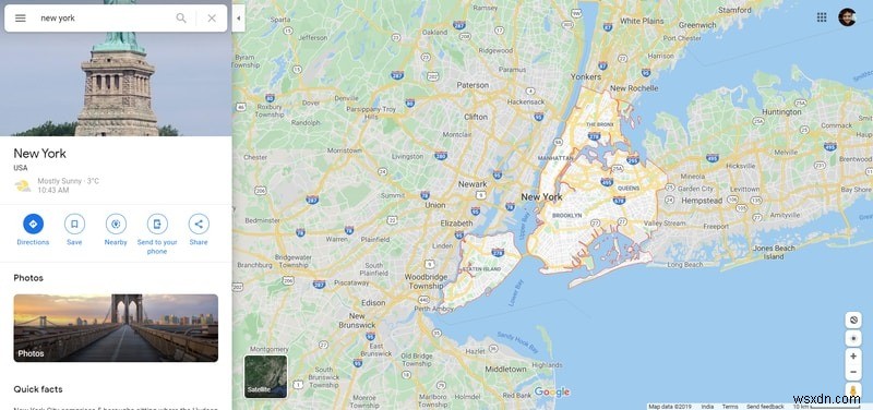 Googleマップで遠隔地の近くの場所を探索する方法 
