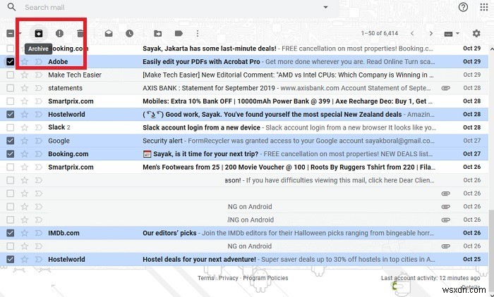 Gmailでアーカイブされたメールを取得する方法 
