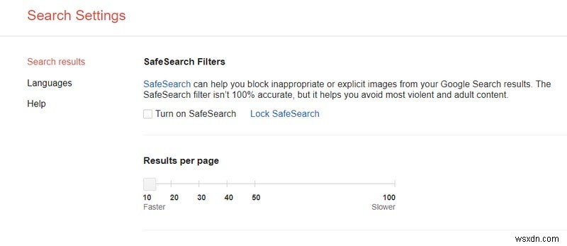 Google検索でページごとにより多くの検索結果を取得する方法 