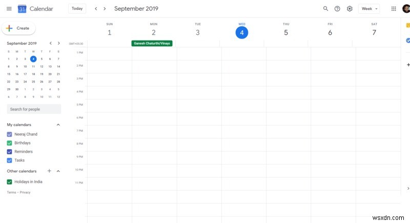 Googleカレンダーを使用して、遅れる予定の同僚に通知する 