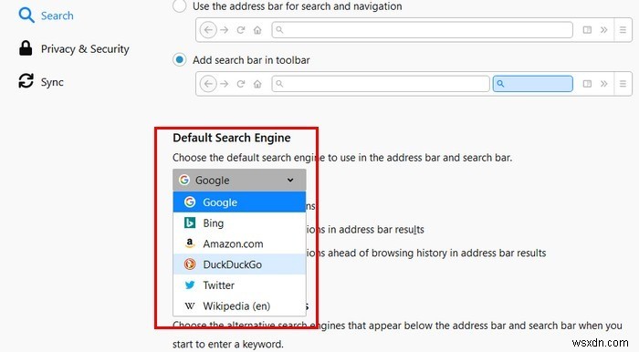 さまざまなブラウザでデフォルトの検索エンジンを変更する方法 