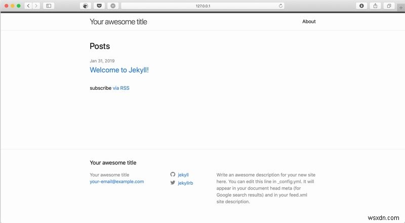 JekyllとGitHubPagesを使用してブログを無料でホストする方法 