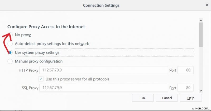 Firefoxプロキシサーバー接続拒否エラーを修正する方法 