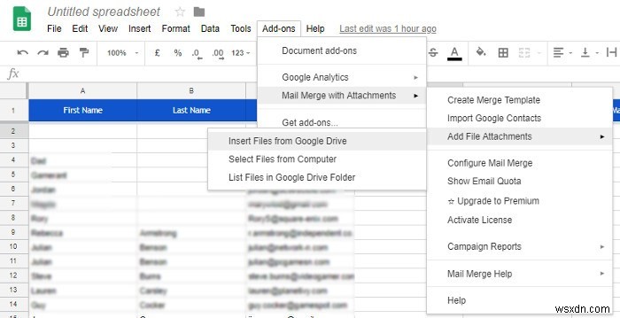 Gmailでメールマージを送信する方法 