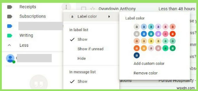 明確な視覚的整理のためにGmailを簡単に色分けする方法 