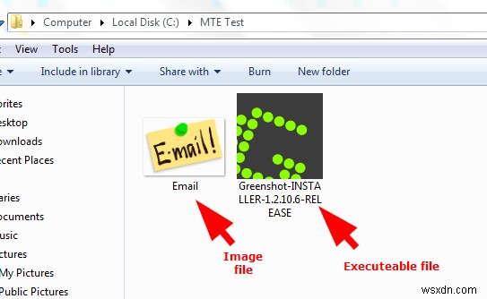電子メールで実行可能ファイルを送信する方法 