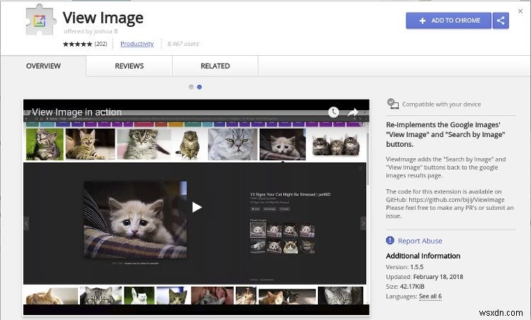 Google画像検索で「画像を表示」ボタンを復活させる方法 