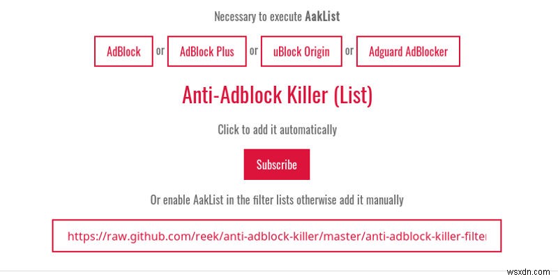 任意のWebサイトでAdblock検出をブロックする方法 