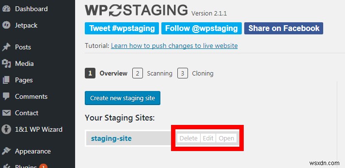WordPressサイトのステージングエリアを作成する方法 