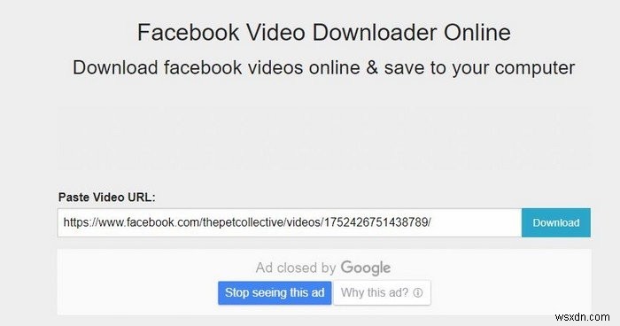 Facebookからビデオをダウンロードする方法 