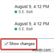 Googleドキュメントで行われた変更を表示および元に戻す方法 