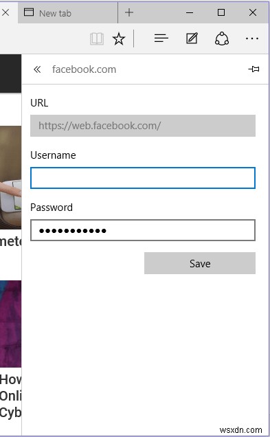 MicrosoftEdgeで保存されたパスワードを表示および管理する方法 