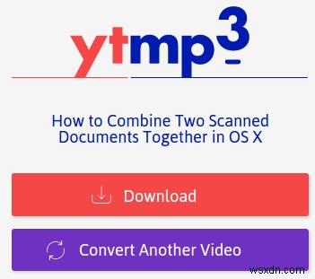 Ytmp3を使用してYouTubeビデオをMP3にすばやく変換する 
