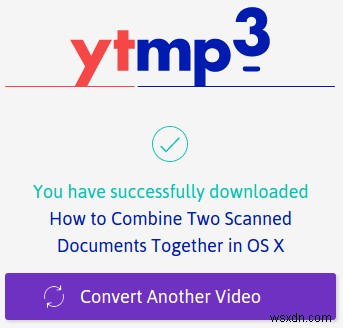 Ytmp3を使用してYouTubeビデオをMP3にすばやく変換する 