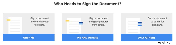 文書に電子的に簡単に署名する方法 