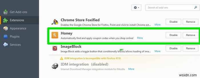 FirefoxとOperaでのChrome拡張機能の使用 